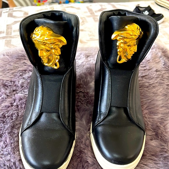 Versace Shoes | Versace Boots | Color: Black | Size: 7 | Avemariatopshop's Closet